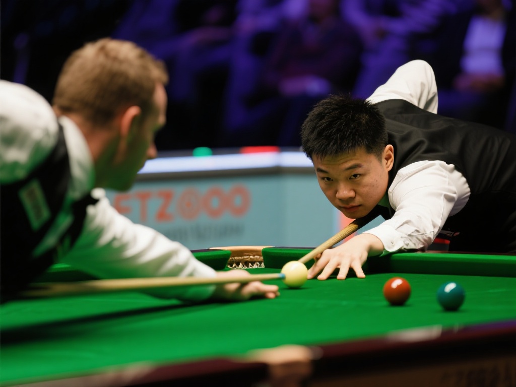 赵心童力克韦克林 首登世锦赛四强舞台 比赛中,赵心童与韦克林的对决充满悬念。韦